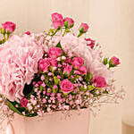Mothers Day Hydrangea and Roses Flower Box