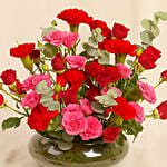 Roses Charm in Glass Dish