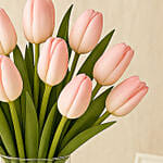 10 Tulips In a Vase