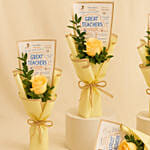 Rose Bouquet Set of 5 for Teacher