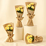 Spray Roses Bouquet Set of 4 For Teacher