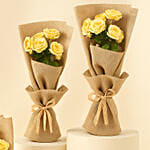 Spray Roses Bouquet Set of 4 For Teacher