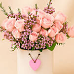 Valentine Romantic Flower Arrangement