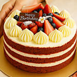 Red Velvet Cake 6 Inches for Birthday