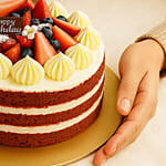 Red Velvet Cake 6 Inches for Birthday