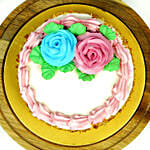 Butter Sponge Cake & Roses Gift Set with Ferrero Rocher