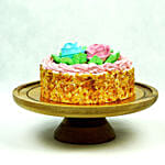 Butter Sponge Cake & Roses Gift Set with Ferrero Rocher