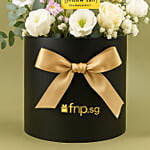 Elegant Wine & Floral Gift Arrangement