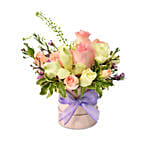 Flowers and Balloons Bouquet with Birthday Flair