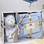 Its a Baby Boy Floral & Essentials Gift Set For Newborns