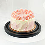 Luxury Red Velvet Cake Gift with Preserved Flowers
