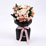 Premium Rose Bouquet with Decadent Cake