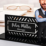 Personalized Name Plate with Caricature