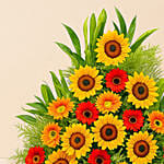 Red N Orange Flower Stand