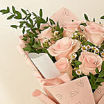 Titanic Rose Chamomile Hand Bouquet