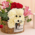 Cute Lion Face Flower Arrangement