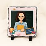 Best Teacher Ever Ghibli Style Personalised Frame