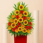 Red N Orange Flower Stand