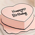 Heart Shaped Chocolate Cartoon 6 Inches