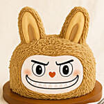 Labubu Zimomo Face Cake