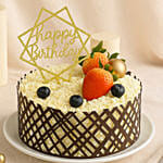 Happy Birthday Chocolate Cake 6 Inches