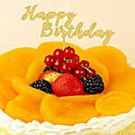 Happy Birthday Fruit Cake