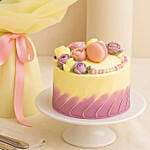 Affection - Elegant Flowers Bouquet & Macaroon Cake