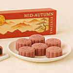 Chocolate Hazelnut Snowskin Mooncakes Box of 6