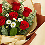 Designer Red Roses Bunch