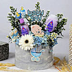 Its a Baby Boy Flowers Box