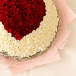 400 Heart Roses Arrangement
