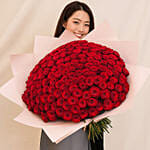 600 Red Roses Bouquet