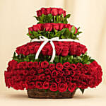 Basket of 400 Roses Glory