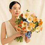 Pastel Beauty Flowers Bouquet