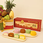 Mid-Autumn Snowskin Mooncakes & Fresh Fruit Hamper