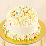 Eggless Vanilla Confetti Mini Cake 4 inches