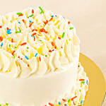Eggless Vanilla Confetti Mini Cake 4 inches