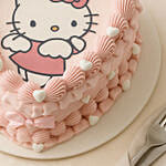 Hello Kitty Heart Shape Cake