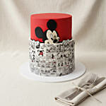 Mickey Mouse Comic Cake