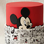 Mickey Mouse Comic Cake