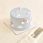 Clouds and Rainbow Cake