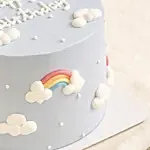 Clouds and Rainbow Cake