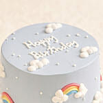 Clouds and Rainbow Cake