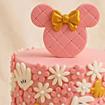 Cute Minnie Mouse First Birthday Cake