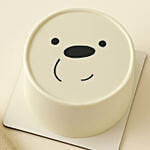 Cute White Bear Celebration Cake