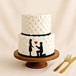 Enagagement or Wedding Celebration Cake