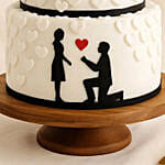Enagagement or Wedding Celebration Cake