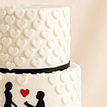 Enagagement or Wedding Celebration Cake