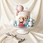 Frozen Theme Princesses Designer Cake