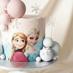 Frozen Theme Princesses Designer Cake
